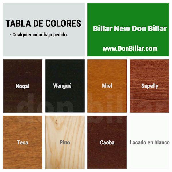 Acabados de la madera New Don Billar