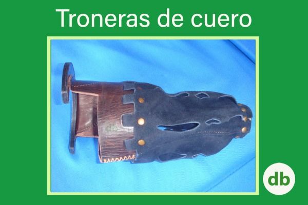 Troneras de cuero