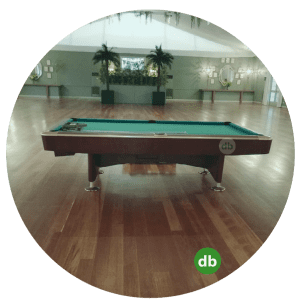 Alquiler de billar para rodajes y eventos