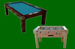 Ofertas especiales de billares y futbolines