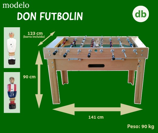 Futbolín modelo Don Futbolín Madrid | Don Billar